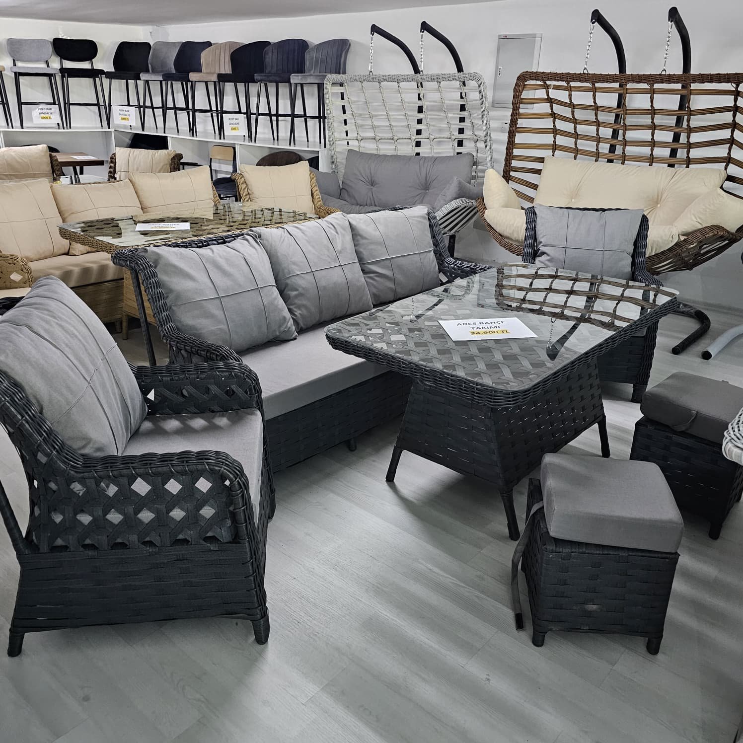 Rattan bahçe seti